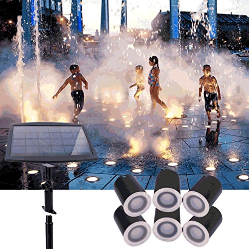 Luci Solari Giardino,ONLT 6 Pezzi Luce Sepolta