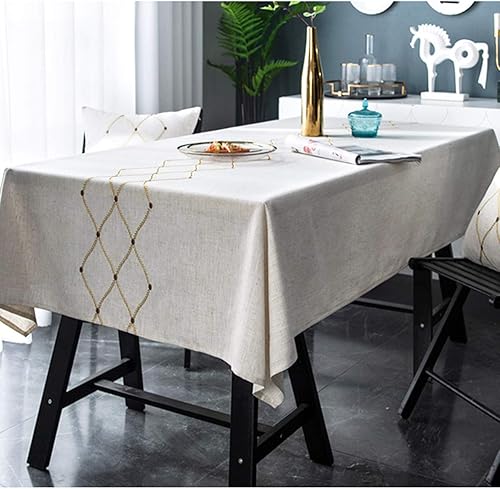 Miniatura 7 de Bringsine - Mantel de lino lavable, diseño vintage, varios tamaños