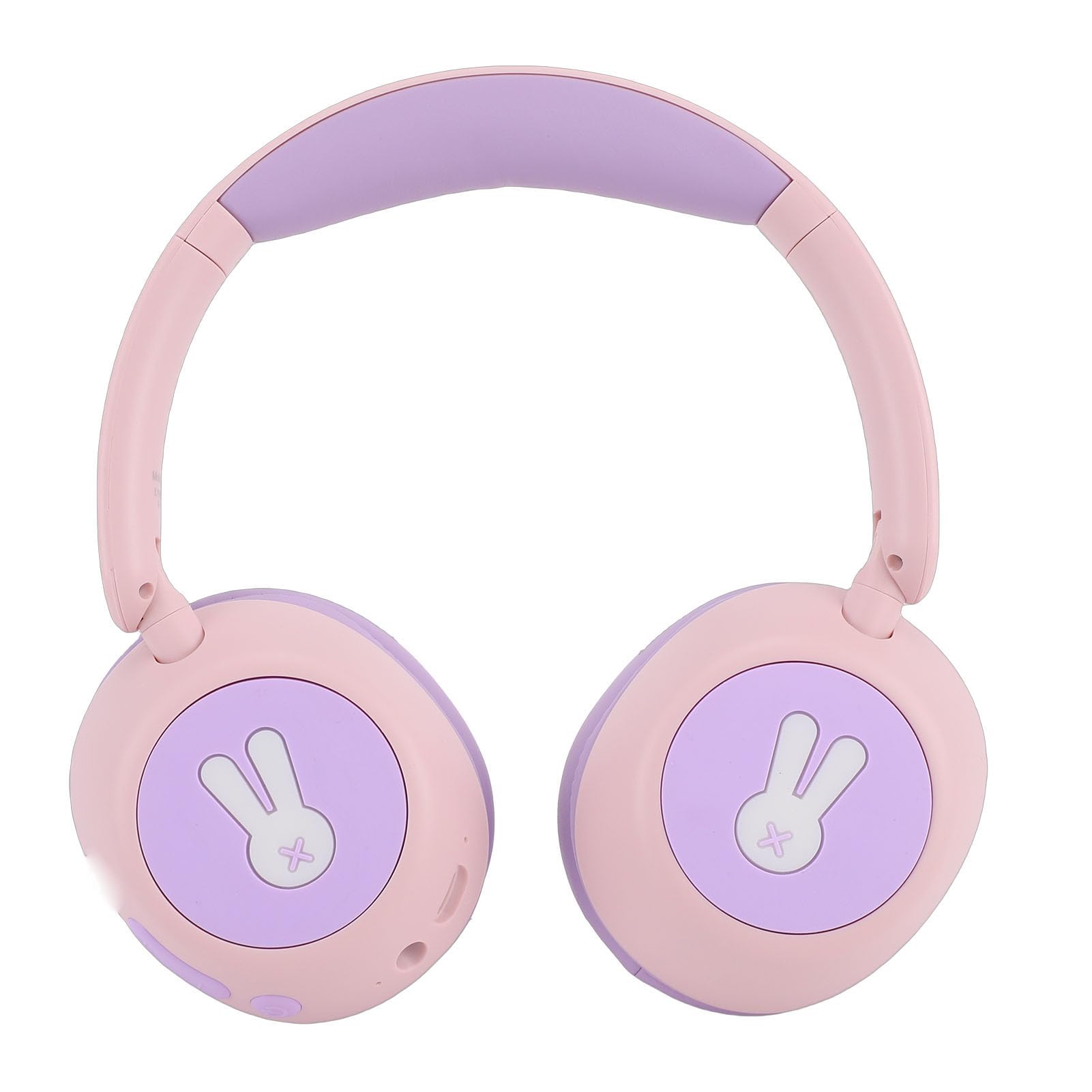Fabater Luci LED Colorate Cuffie Wireless per Bambini 85/103 DBA Volume Sull'orecchio per Bambini (Rosata)