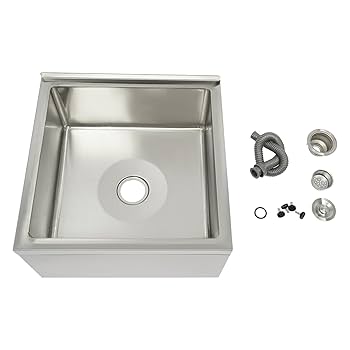 Iにょっき JINHZIXIU Commercial Floor Mop Sink 22” x 19” x 12