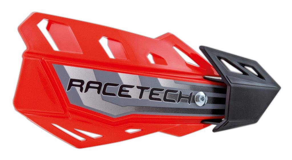 Paracolpi FLX Universali Racetech Con Kit Montaggio Rosso CRF – Proteggi Le Tue Mani Dallo Sporco E Dagli Urtoni