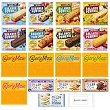 【食べ比べセット】 大塚製薬 カロリーメイト ブロック 4本×5種類 ハマダコンフェクト バランスパワー ビッグ 2袋(4本入)×8種類 クリーム玄米ブラン 2袋(4個)×4種類 計64個セット 栄養機能食品 非常食 備蓄 防災 栄養補給 オリジナルティッシュ付き (17種)