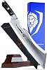 Dalstrong Annihilator 14 Meat Cleaver 6mm Thick, 2.9 lbs, 7CR17MOV Carbon Steel (60 HRC), Full-Tang G-10 Handle For Whole-Animal Butchering, BBQ Pitmasters & Serious Kitchens Wood Stand