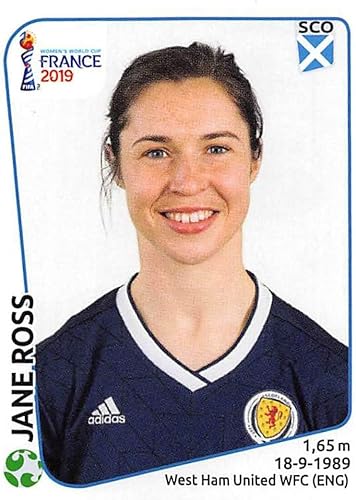 2019 Panini FIFA Women's World Cup France Album Stickers (Individual Sticker Only) Soccer #288 Jane Ross Scotland 2 Inch by 2 12 Inch Collectible 2019 Panini FIFA Women's World Cup France Album Stickers (Individual Sticker Only) Soccer #288 Jane Ross Scotland 2 Inch by 2 12 Inch Collectible