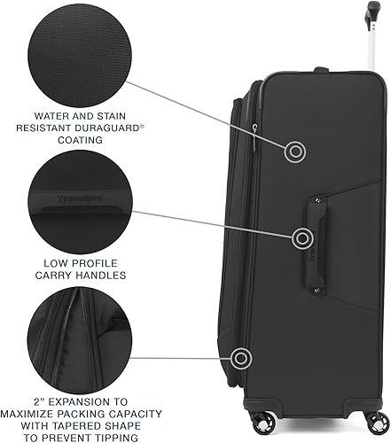 Miniatura 3 de Travelpro Maxlite - Maleta con ruedas giratorias (extensible, 5 lados suaves), Negro), 401176901