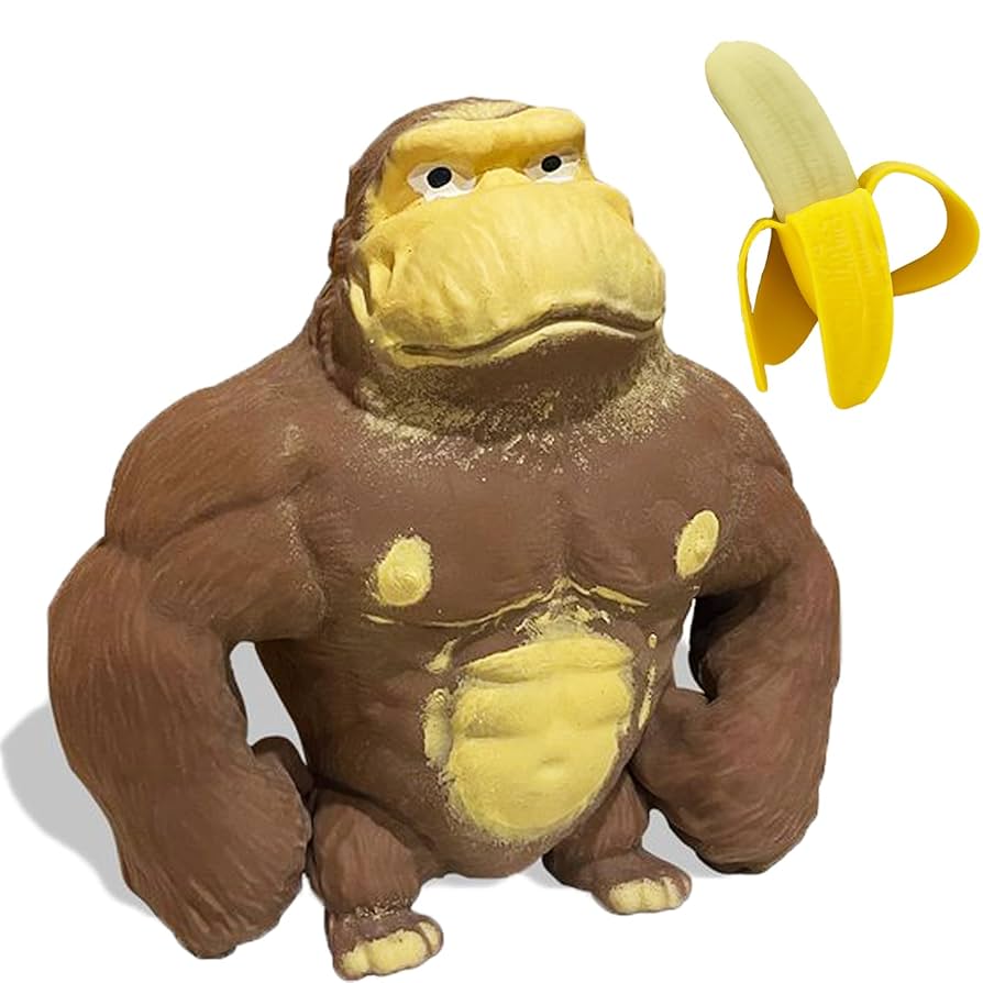 Amazon.com: Monkey Squeeze Toy with Banana Destress Balls
