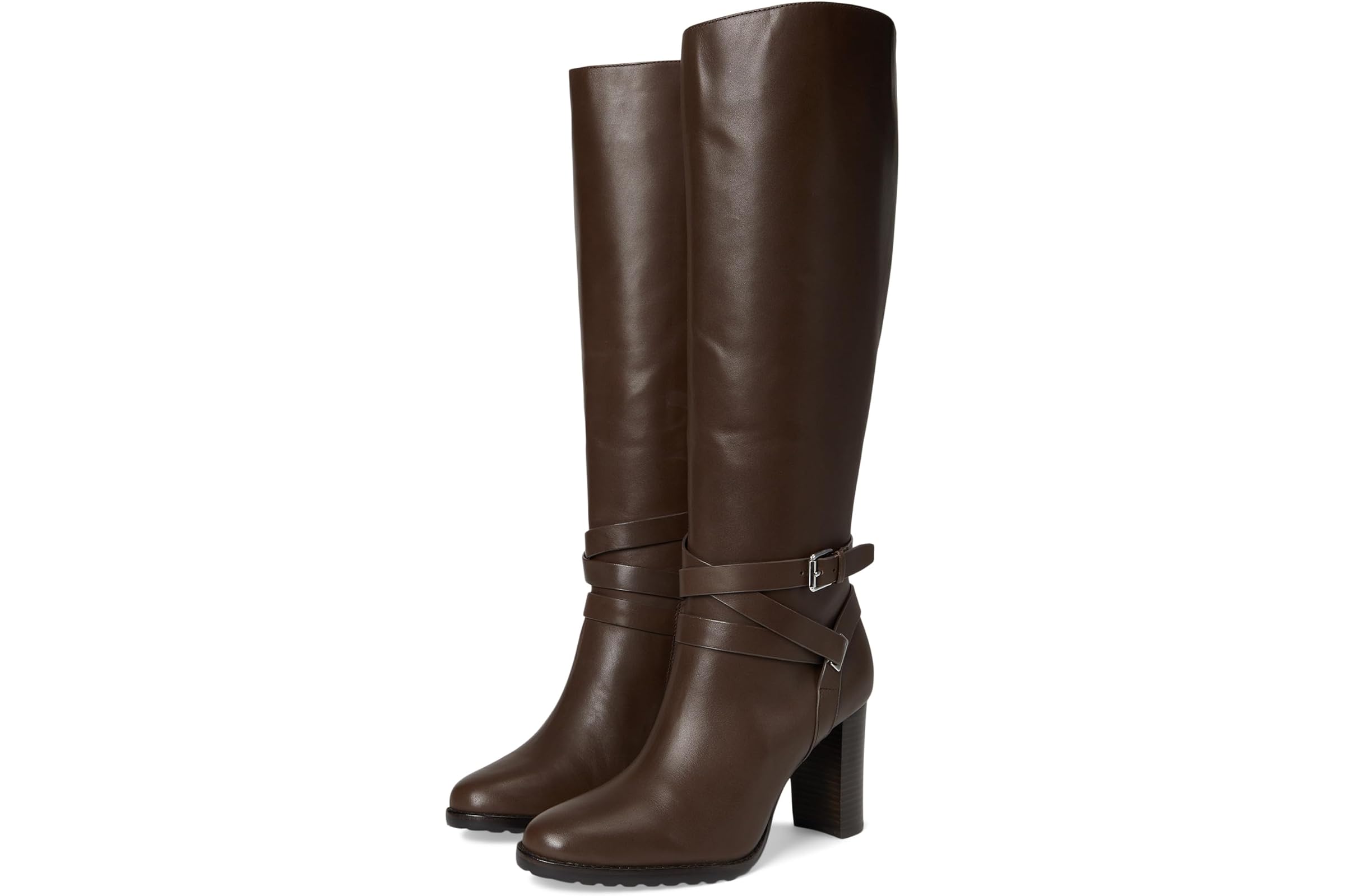 Ботинки Lauren Ralph Lauren Collins Calfskin Tall Boots Heel
