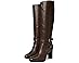 Lauren Ralph Lauren Collins Calfskin Tall Boots Heel - Pair View