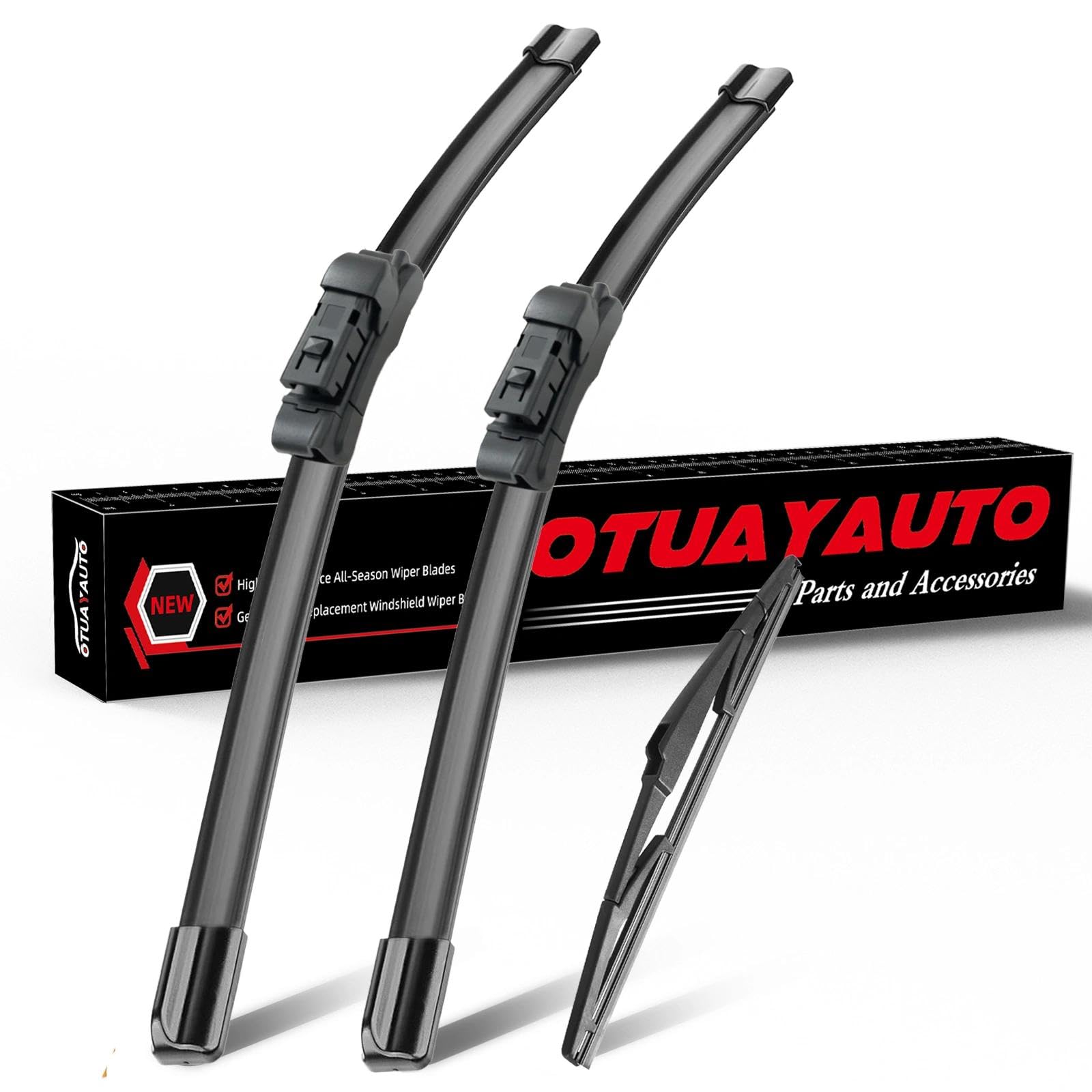 OTUAYAUTO Premium Windshield Wiper Blades - Replacement for Mazda
