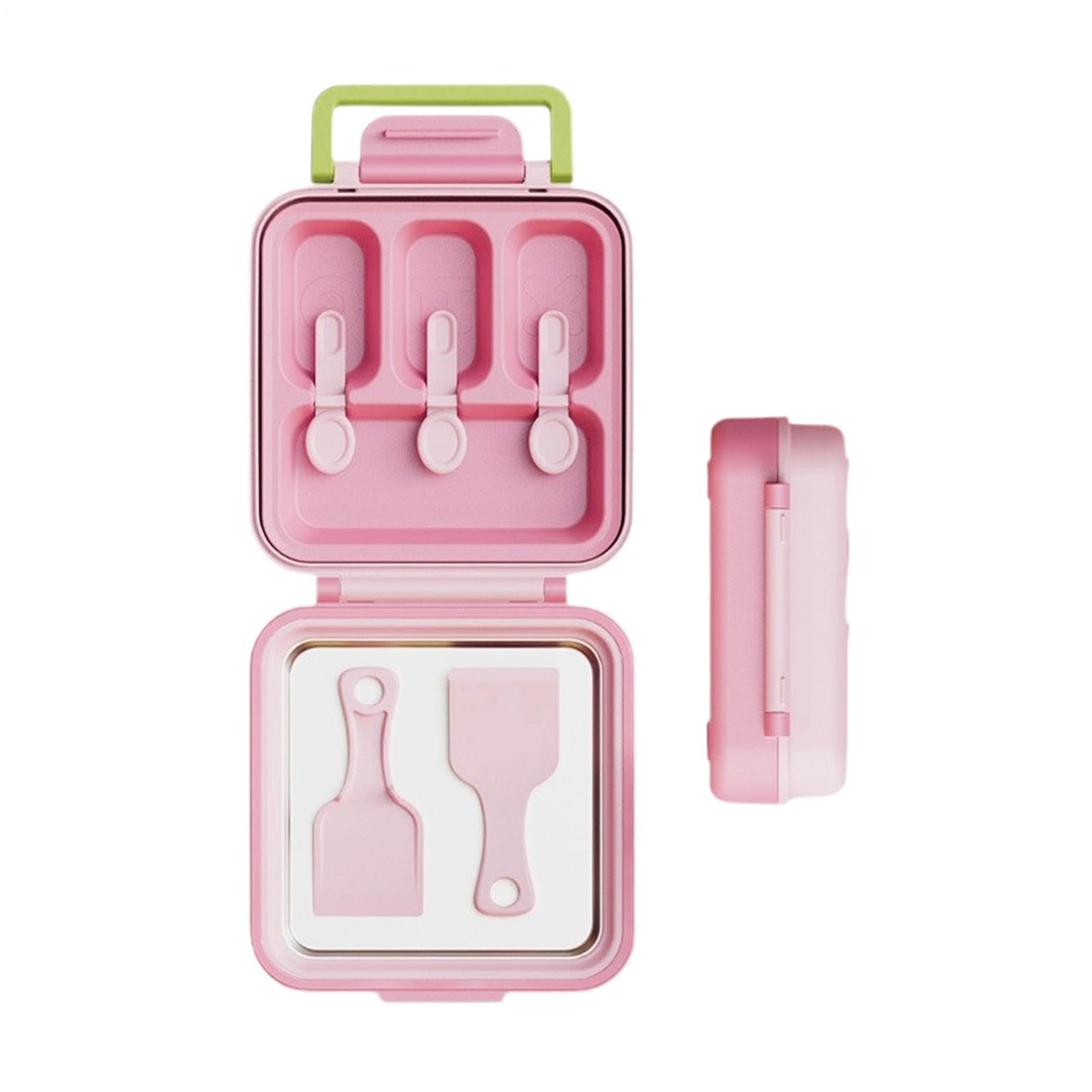 Moldes para Helados y Polos Recipiente 2 en 1 para Rollos de Crema | Bandeja Multifuncional para Rollos de Yogur, Herramienta de Fácil Liberación para Postres en Reuniones