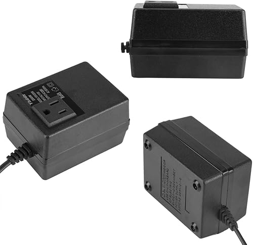 Miniatura 5 de Zopsc Convertidor de voltaje de 110 a 220, adaptador de viaje de viaje de 200 W, transformador de voltaje de potencia del transformador del