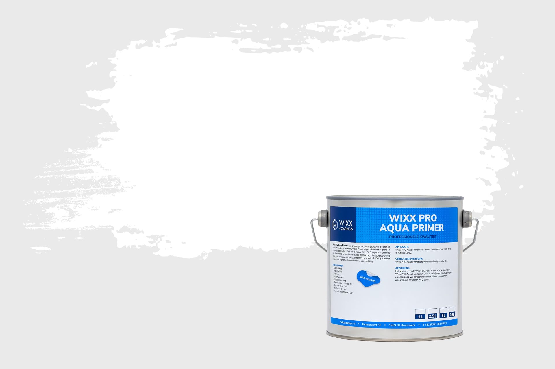 Wixx PRO Aqua Primaire - Blanc - 5L