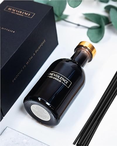 Miniatura 9 de Benevolence LA Recambio de aceite difusor de varillas de bergamota y jazmín  Fragancia casera de larga duración para baño y dormitorio  Aceites