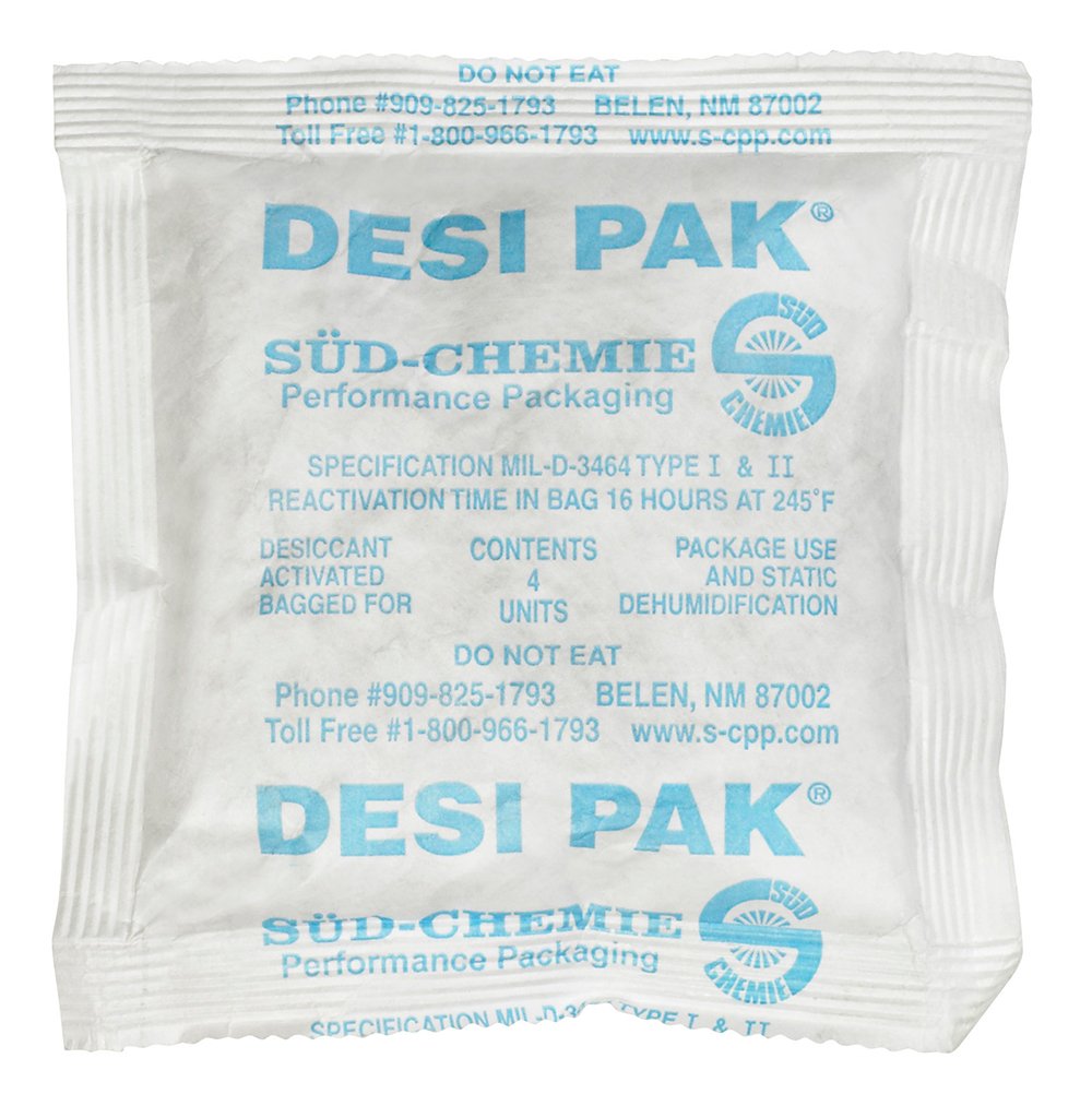 Tyvek Clay Desiccant, 5 Gallon Pail, 1-1/2" L x 3-1/4" W x 1/4" Thick, Case of 550 (DES120)