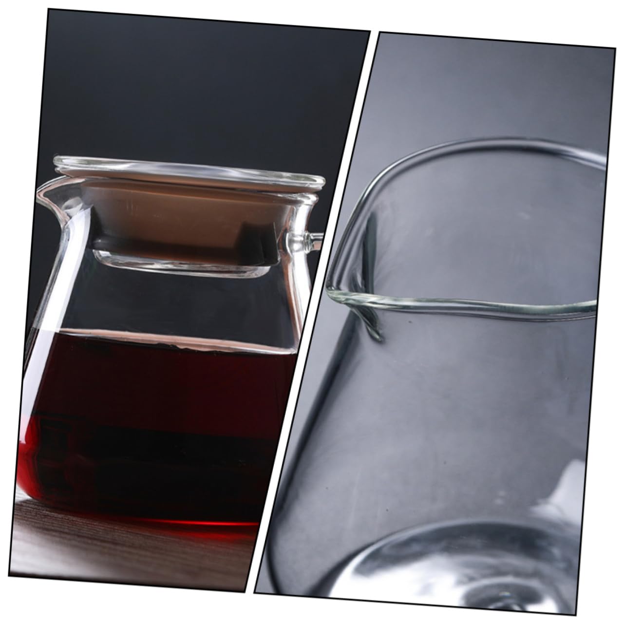 Alipis Glass Coffee Pot 500ml Hot Water Kettle Safe Lid Stove Top Tea Kettle for Dessert Shops Homes