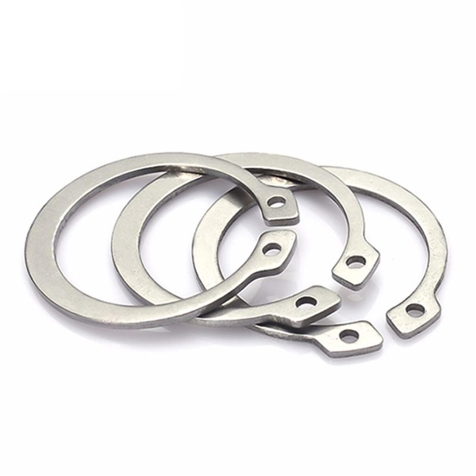 anillo de retención 25/5000 Uds M3 - M100 Circlips for eje tipo A acero inoxidable/65 anillo de retención manganeso Circlip rodamiento Para mantenimiento(65 manganese steel,M58-100Pcs)