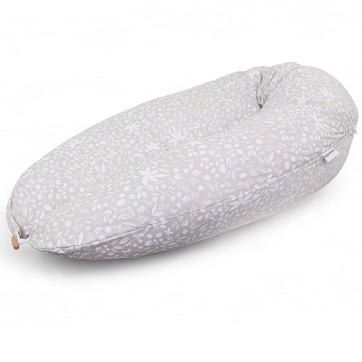 HOBEA-Germany Funda de Almohada de Lactancia para Cojines de Lactancia 190cm diseños (Muselina Topo) — view 35
