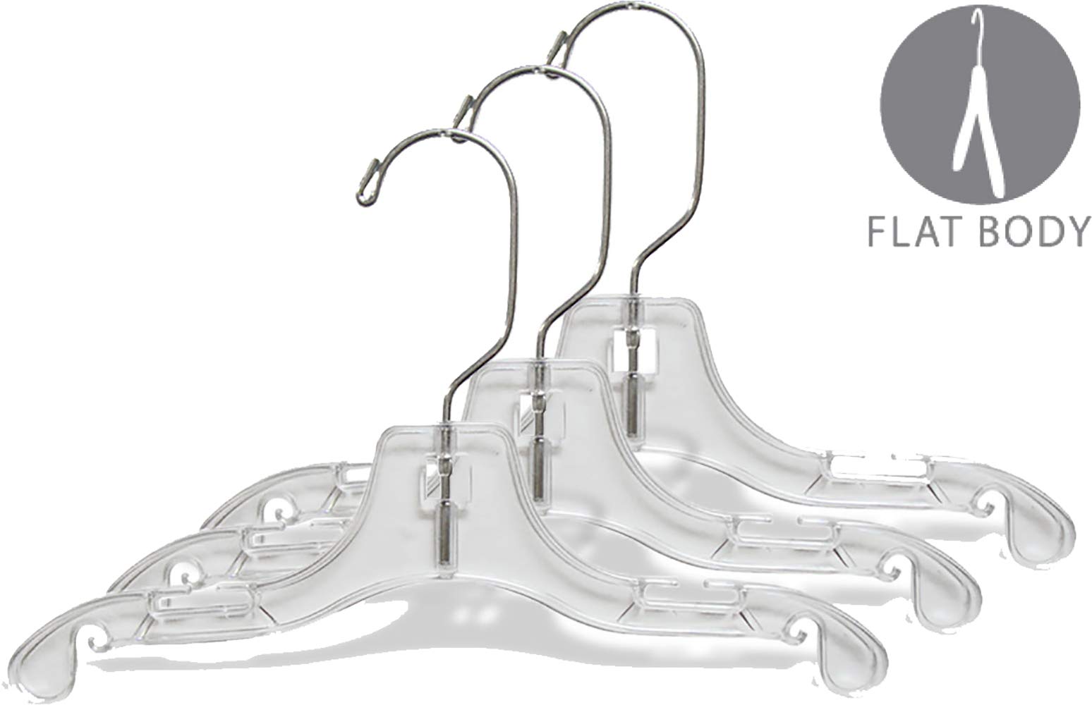 Economical Children's Plastic Frame Hanger - Pack of 10