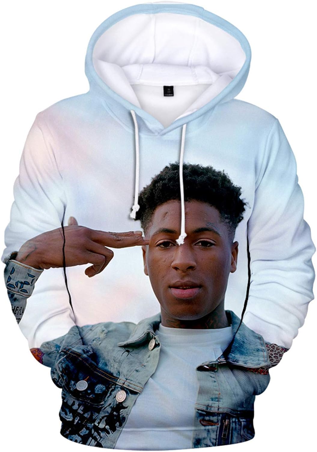 Amazon Com Youngboy Never Broke Again Unisex Hoodie 3d Printed Hooded Pullover Sweatshirt For Men Women Boys Girls Clothing