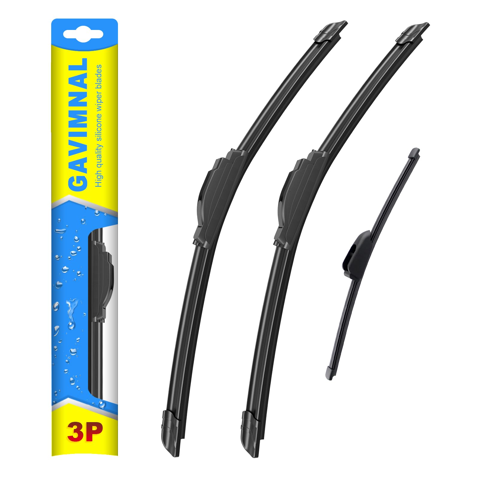 Gavimnal Silicone Wiper Blades Set