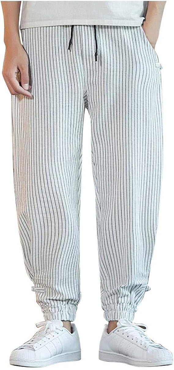 Amazon Eldori 人気カジュアル通気性 春 夏 秋 良質の生地 薄くて軽い快適な 丈夫ファッションメンズ秋の新ファッション中国風ハーレム パンツビームズボンボタンバックルカジュアルハーランパンツ ロングパンツ 通販