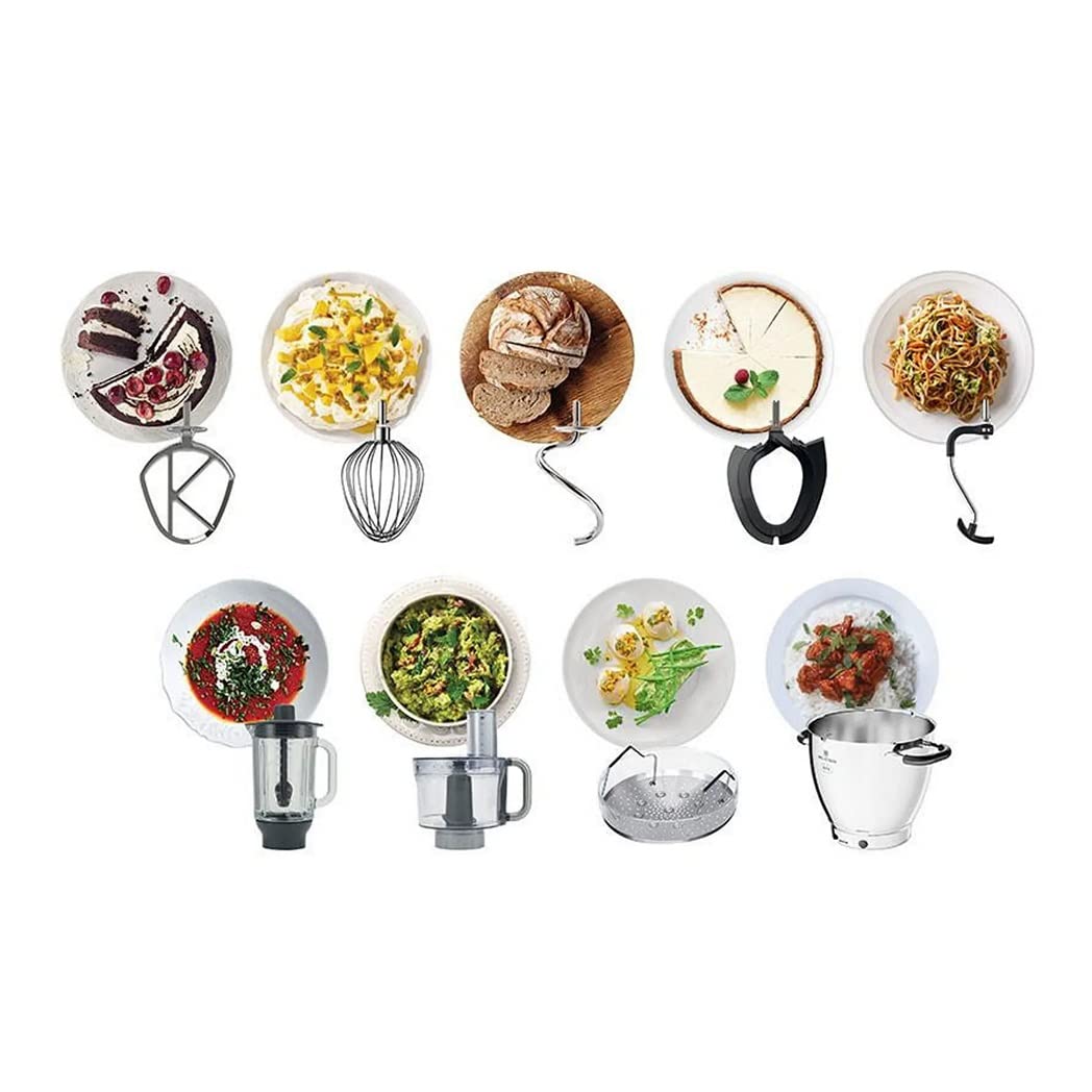 Robot de cuisine Kenwood – KCL95.424SI, Robot de cuisine avancé – Multiples fonctions pour cuisson et préparation, moteur puissant, accessoires inclus