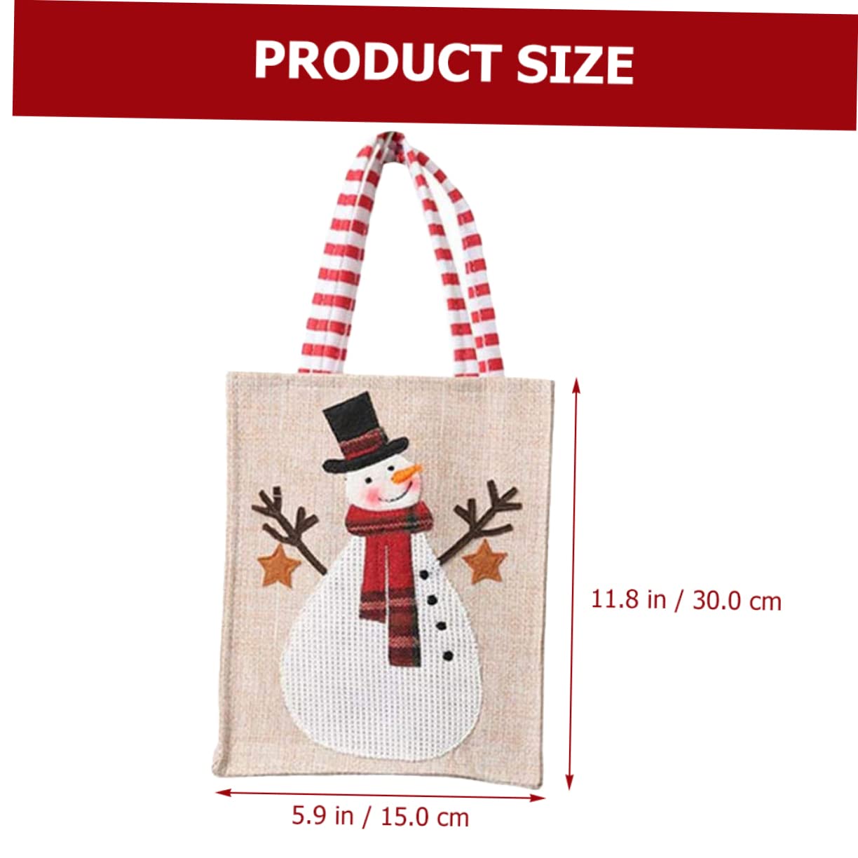 FRCOLOR 9 Pz Sacchetto sacchetti in tessuto natalizio borse natalizie per regali borsa trucco make up bag sacchettini bomboniere Sacchetti per le feste borsa per bomboniere