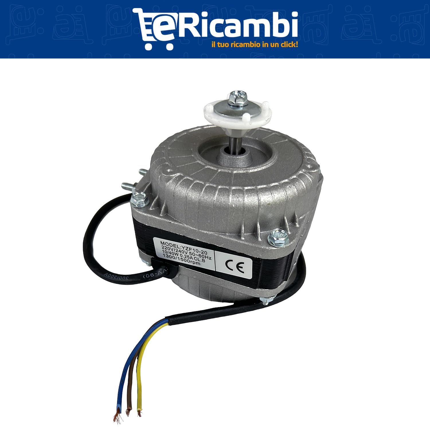 8033266105143 ********** MOTORE VENTOLA PER FRIGORIFERO - BANCONE FRIGO 16 W 220 VOLT UNIVERSALE - Foto 13