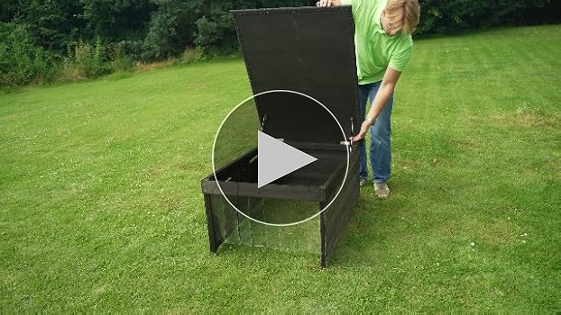 Amazon.com : The Cube Medium Robotic Mower Shed, 37x26x18in