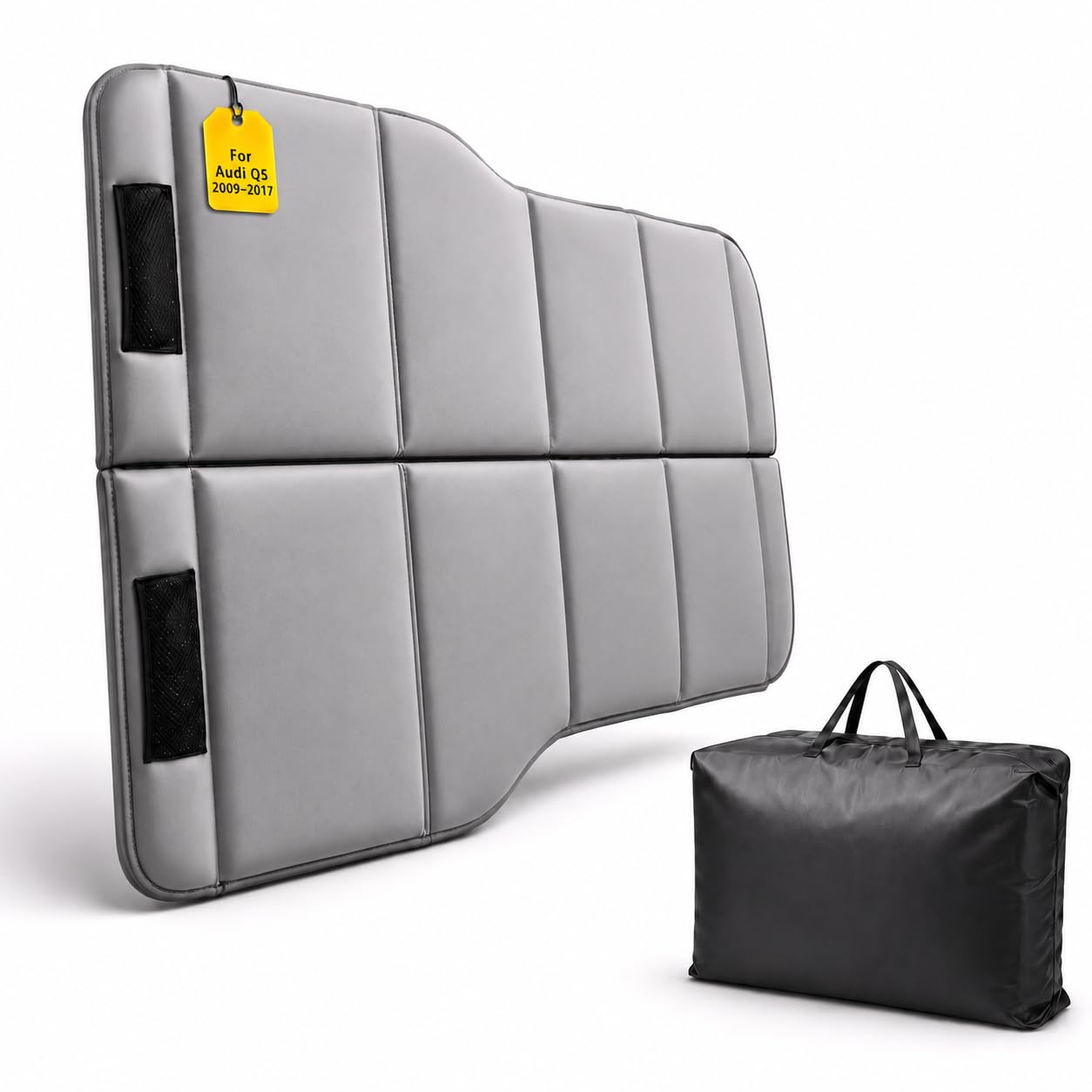 Car Mattress for 2009–2017 Audi Q5, Upgraded Non-Inflatable Thickened Foam SUV Car Camping Mattress, Foldable Trunk Sleeping Pad Car Bed Mattress for Road Trips Camping Travel