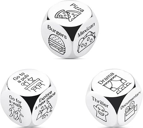 VANLOVEMAC Regalos de aniversario para una cita nocturna para parejas, comida y película, divertidas ideas de cita nocturna para novio, novia,