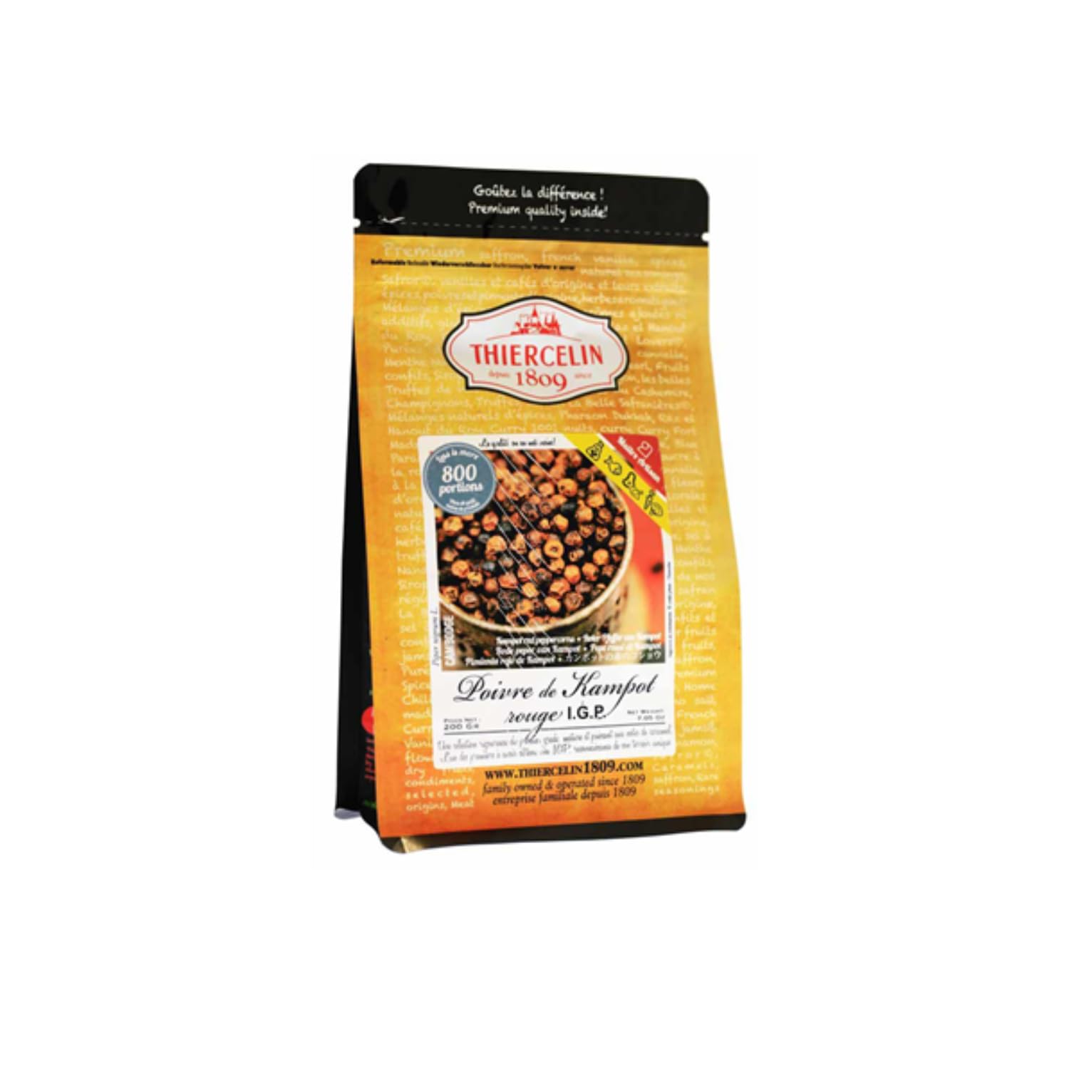 THIERCELIN Poivre Rouge de Kampot 200 g