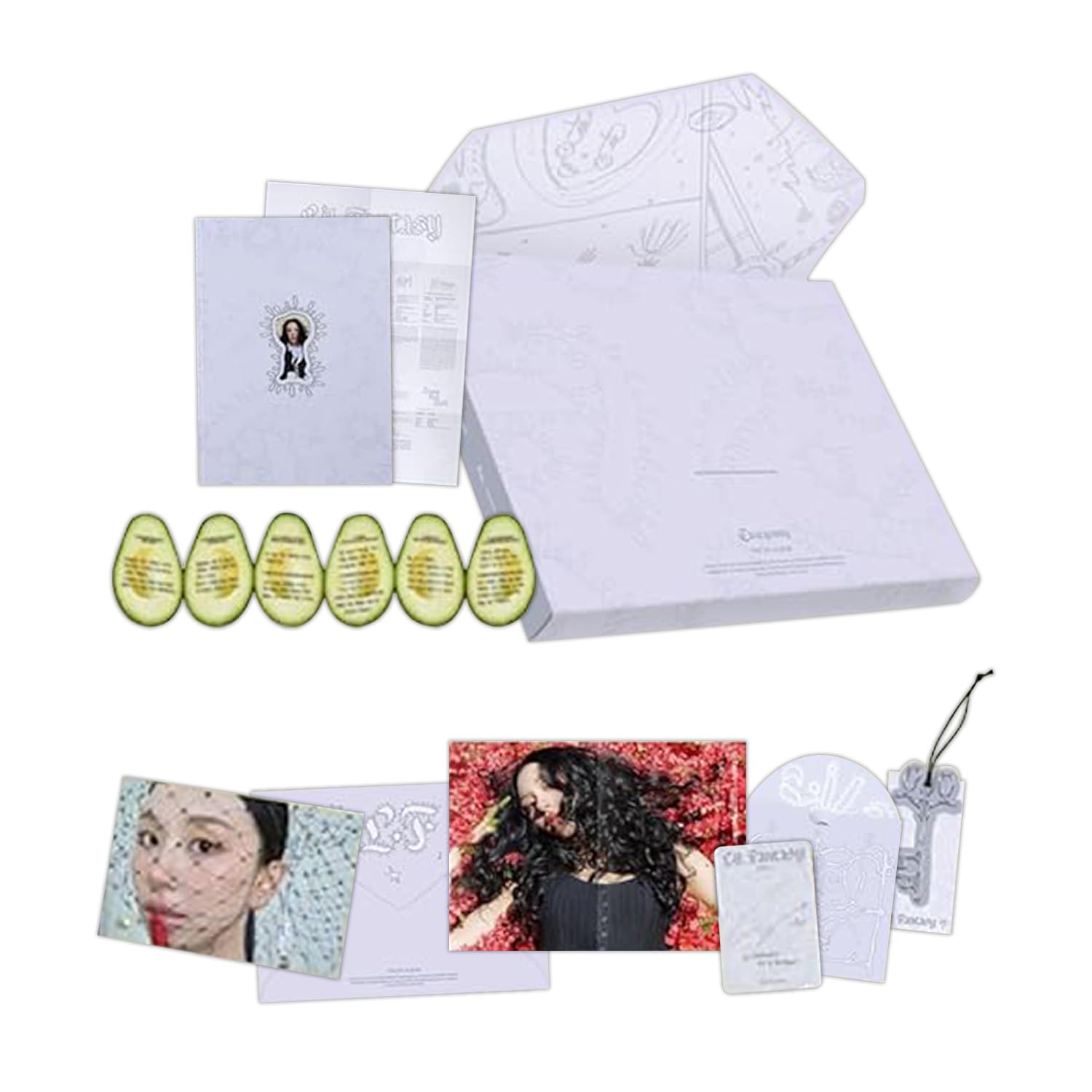 TWICE CHAEYOUNG - The 1st Album [LIL FANTAST vol.1] (Murmur Ver.) Out Box R + Photobook + Interview Card + Folded Poster + Key Tag + Gift