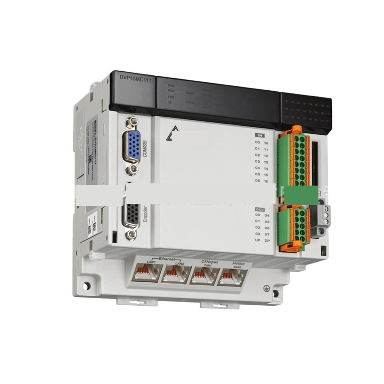 Sterownik programowalny PLC DVP15MC11T oryginalny host sterowania ruchem magistrali z lewym interfejsem rozszerzeń zasilacz DC