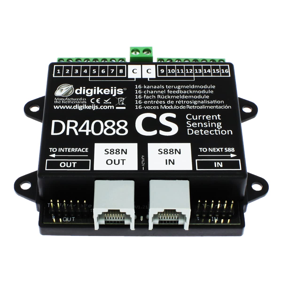 Digikeijs DR4088CS 16-channel feedback module S88N