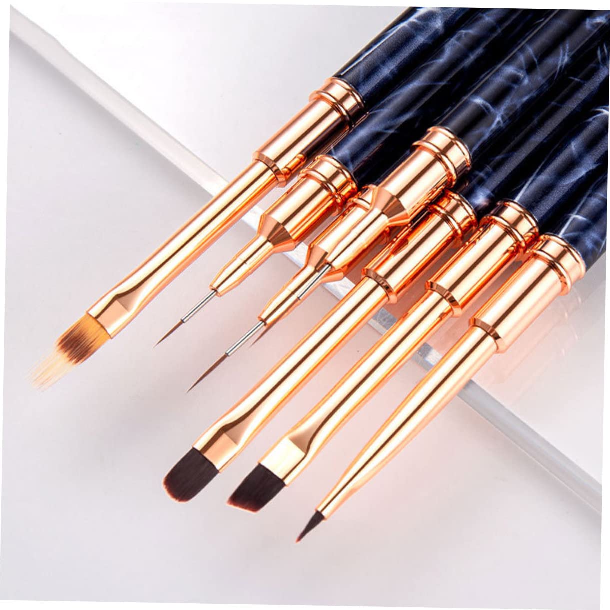 FRCOLOR 4er-set Kompaktes Nailart-pinsel-stift-set Vielseitig Einsetzbar Für Zuhause Oder Den Salon Einzigartiger Nailart-liner 3 Stück X 4