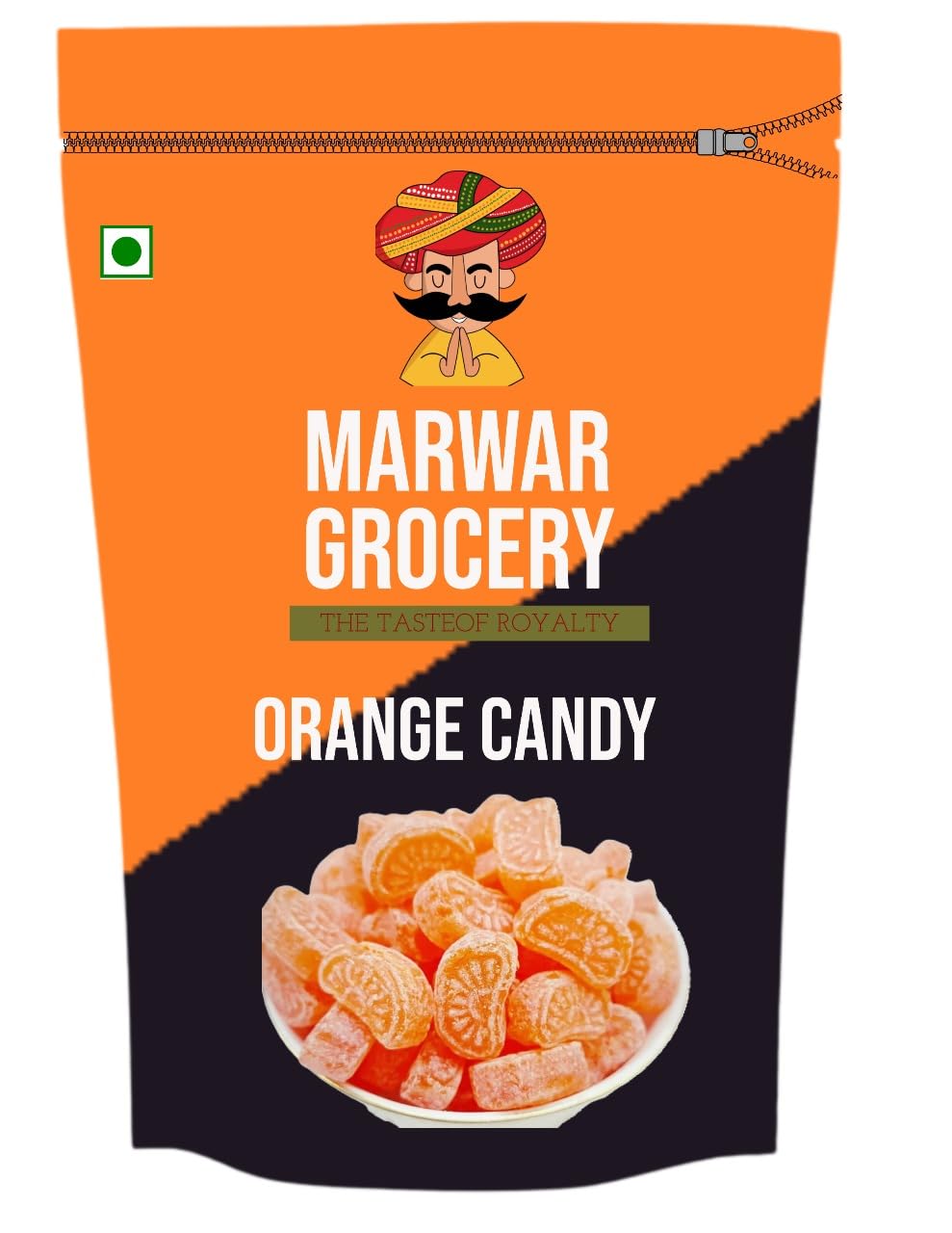 MARWAR GROCERY Candy Combo Pack Of Of Orange Candy & Chatpata Masala Candy Combined Weight 360 Grams Ii Flavoured Sugar Candyii Sweet & Chatpata Candy (900GM)