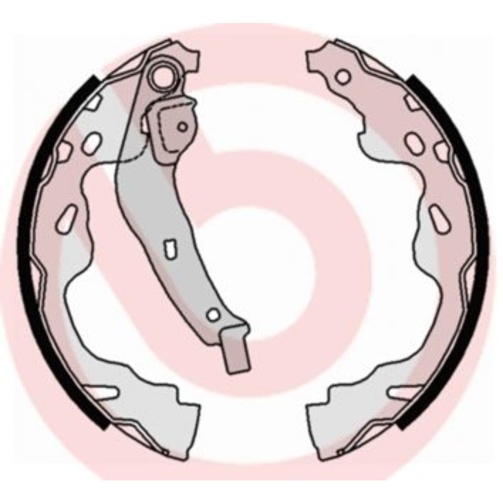 Brembo K 83 013 - Kit Ganasce Premontato - Posteriore | Compatibile con: TOYOTA YARIS