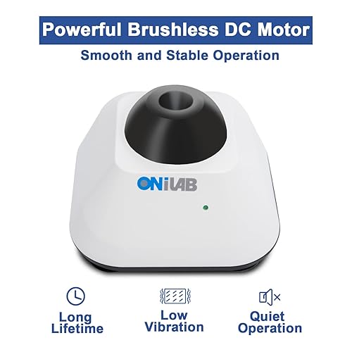 Miniatura 11 de ONiLAB Mini mezclador de vórtice con función táctil, mezcla de laboratorio, esmalte de uñas, adhesivos de pestañas y mezcla de pinturas acrílicas