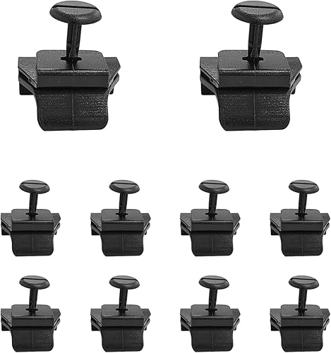 Dickno Juego de 10 clips para cubierta de parachoques delantero de automóvil, OEM 53879-58010 47749-58010, repuesto de cierre automático compatible