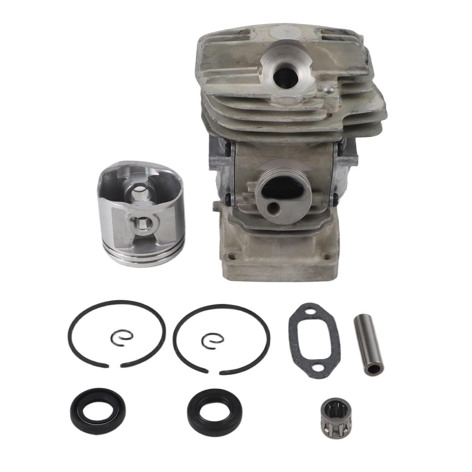Cylinder 47 mm i zestaw tłoka do pił łańcuchowych MS291 MS291C MS271 1141 020 1206 części do piły łańcuchowej do zestawu cylindrów pierścieni tłokowych