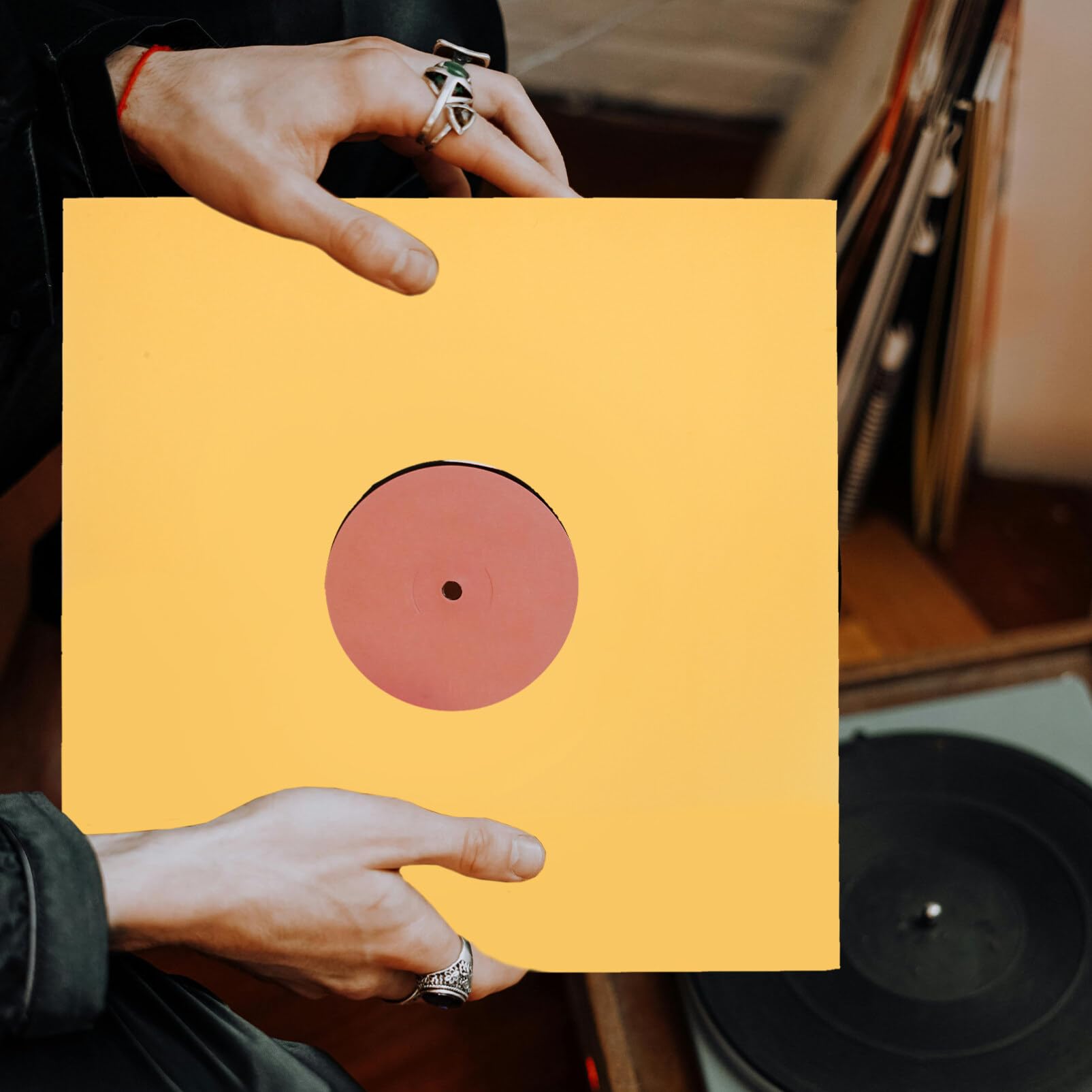 ibasenice 10stücke Schallplattenhüllen Für Vinyl Schallplatten Antistatische Stabile Und Schützende Außenhüllen Für Optimaler Schutz Und Präsentation Ihrer Schallplattensammlung