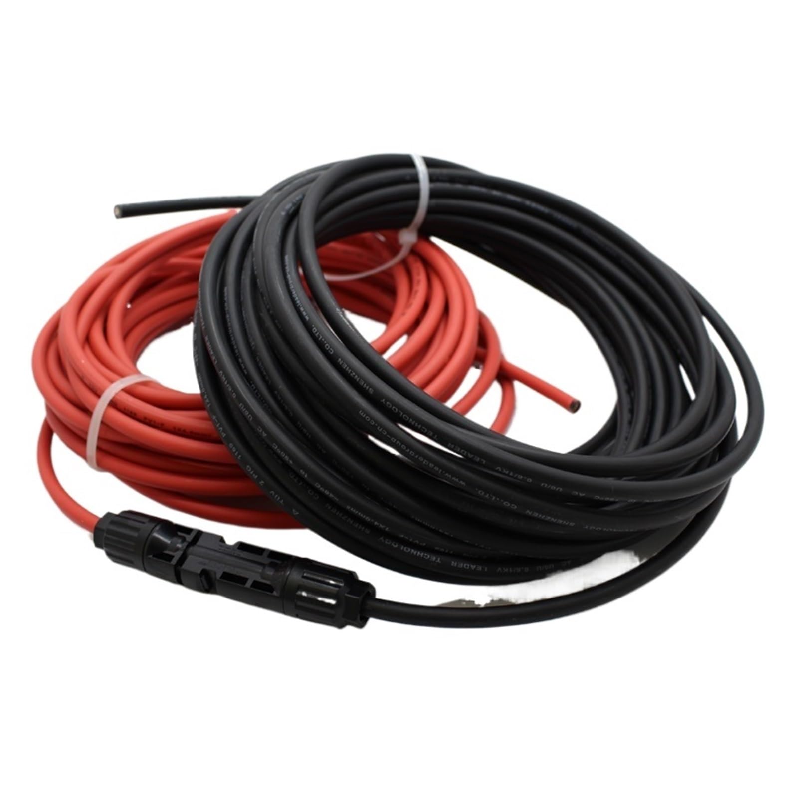 2 Teile/los SOLAR Draht Verlängerung Schwarz + Rot 2,5 mm2 4mm2 6mm2 Kabel Mit Stecker Und Buchse Kabelbaum PV Kabel (Color : 6MM2 10AWG, Size : 10M Black and Red)