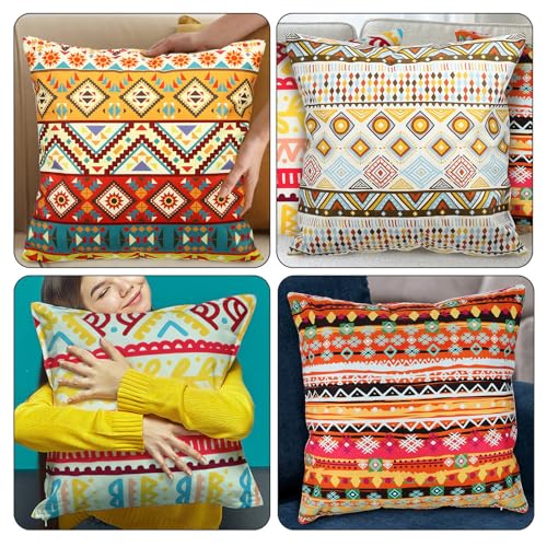 Fundas de almohada de peluche suave para un dormitorio acogedor boho 4