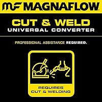 Vista 3 de MagnaFlow 418005: 2.25"/2.25" Inlet/Outlet, California Grade, Ajuste Universal (CARB Compliant)