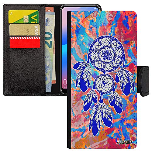 Coque Samsung Note 10 Lite simili cuir avec rabat portefeuille attrape-rêve