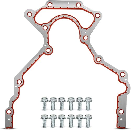 Miniatura 6 de Kit de tapa de sello principal trasero con junta compatible con Chevrolet Corvette Camaro Silverado Tahoe GMC Buick Cadillac Hummer Isuzu Pontiac