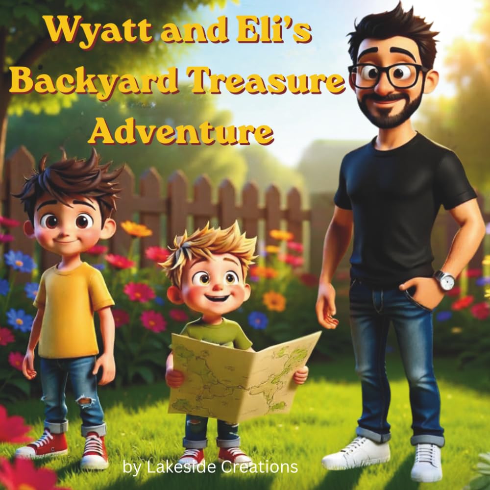 Wyatt And Eli's Backyard Treasure Adventure: What Kind Of Treasure Will They Find? Another Adventure For The Brothers! Solving Clues. Beginner Reading