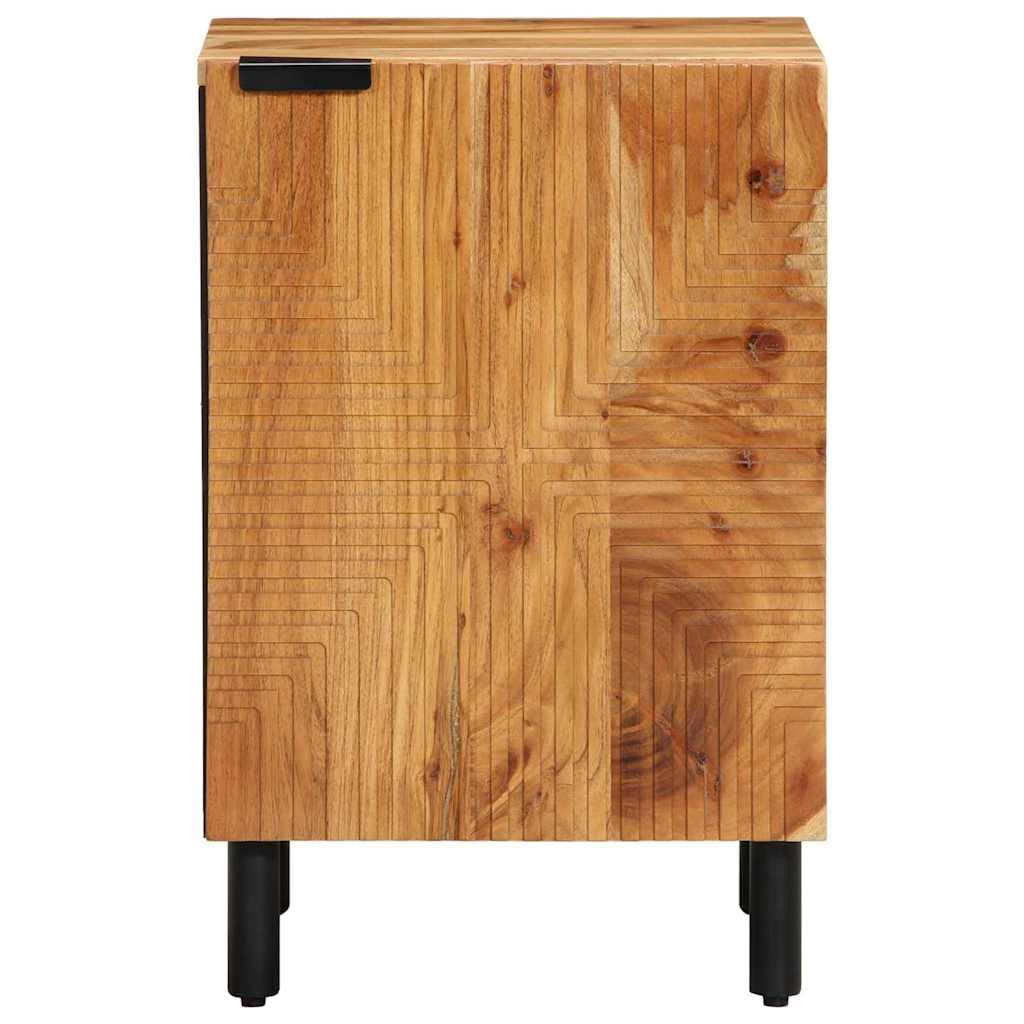 Mueble de baño marrón 38 x 33 x 58 cm madera maciza mango