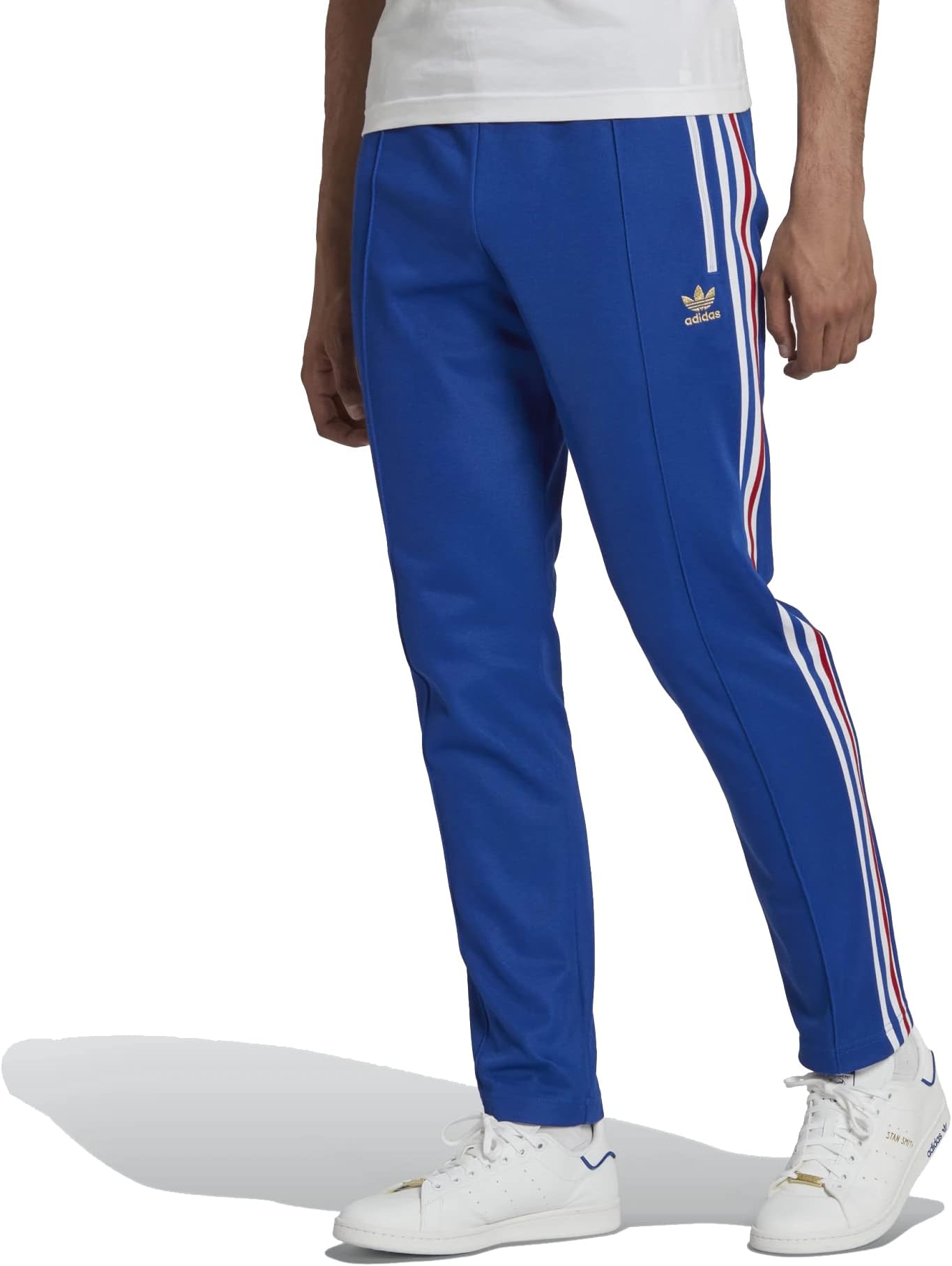 adidas red white and blue pants